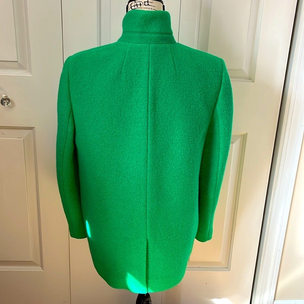 NWT J.Crew Leighton BlazerJacket in Italian Boiled Wool in Vintage Kelly 8 10 - Picture 11 of 16